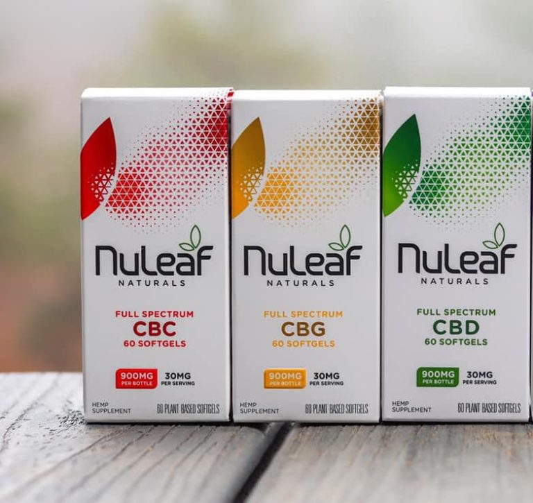 nuleaf naturals full spectrum cbc oil, cbc sofgels, cbg oil, cbg softgels