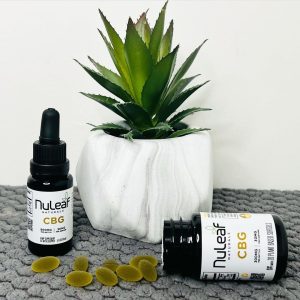 nuleaf naturals full spectrum cbg oil, cbg sofgels