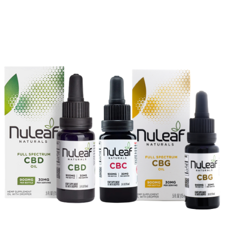 nuleaf naturals full spectrum cbd oil, cbc oil, cbg oil