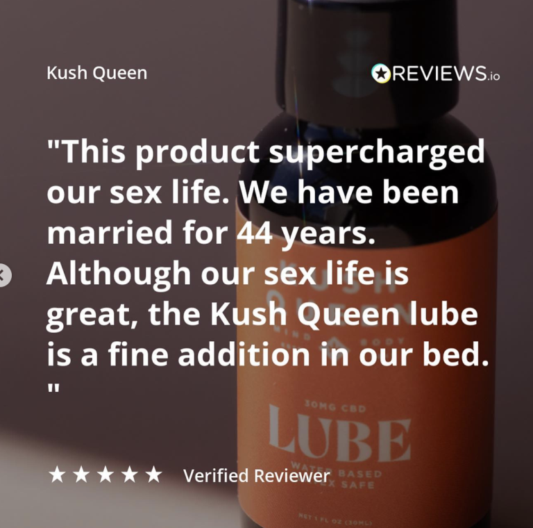 cbd lube kush queen sex oil
