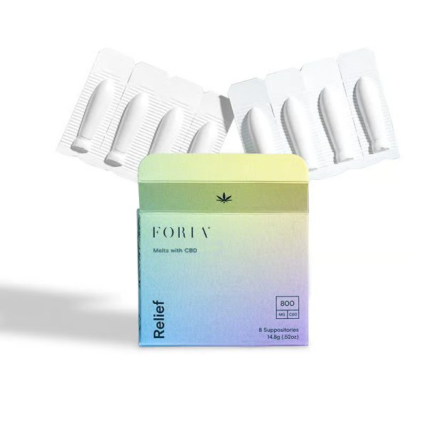 foria wellness relief melts cbd suppositories