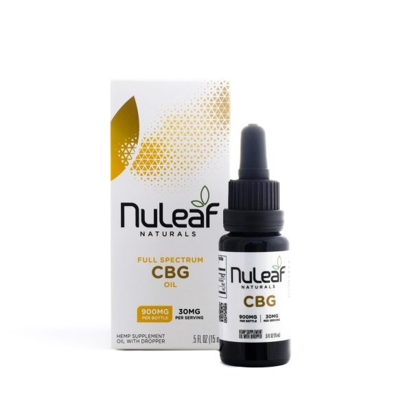 nuleaf naturals full spectrum cbg oil, cbg sofgels
