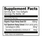 nuleaf naturals full spectrum cbg oil, cbg sofgels