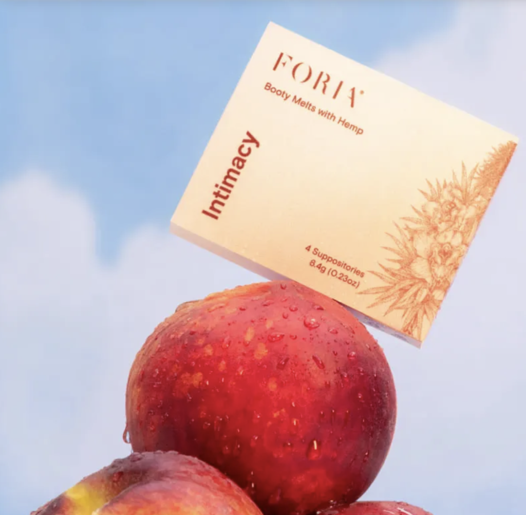 foria wellness cbd booty melts